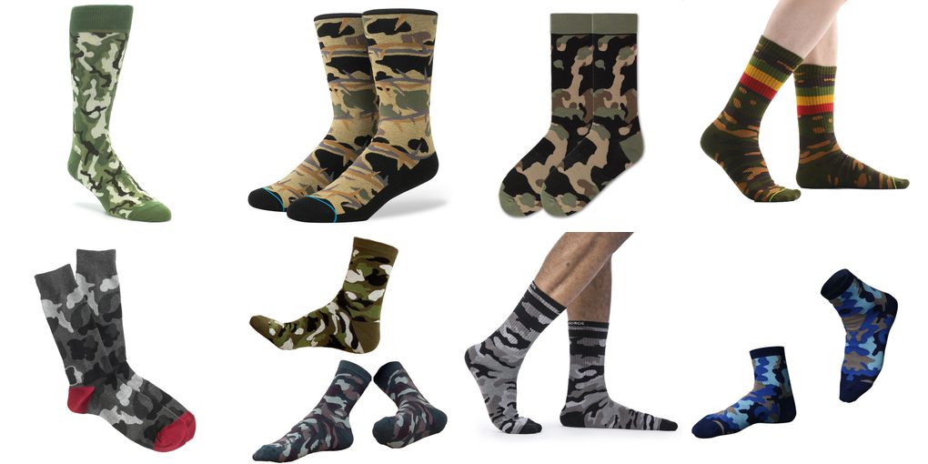 camo socks for men